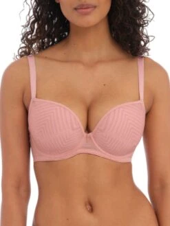 FREYA Tailored Plunge T-Shirt Bra - Ash Rose