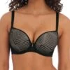 FREYA Tailored Plunge T-Shirt Bra - Black -FREYA Shop braforme freya lingerie tshirt aa401131 blk f