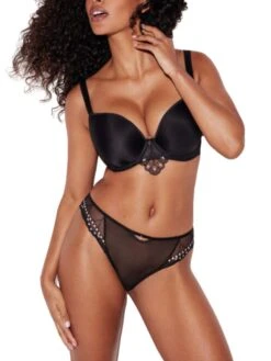 FREYA Loveland Moulded Plunge T-Shirt Bra - Boudoir Noir -FREYA Shop braforme freya loveland AA401031 BOR 2f