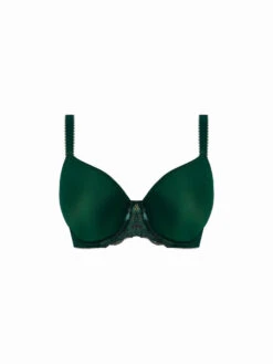 FREYA Loveland Moulded Plunge T-Shirt Bra - Deep Emerald -FREYA Shop braforme freya loveland AA401031 DPE c