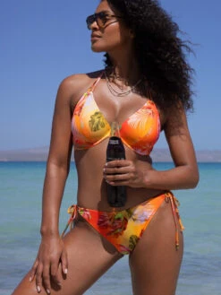 FREYA Miami Sunset Halterneck Bikini Top - Papaya -FREYA Shop braforme freya miami sunset AS204904 PAP l