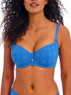 FREYA Nomad Nights Sweetheart Bikini Top - Atlantic
