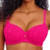 FREYA Nomad Nights Sweetheart Bikini Top - Fuchsia
