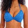 FREYA Nomad Nights Halterneck Bikini Top - Atlantic