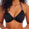 FREYA Nomad Nights Halterneck Bikini Top - Black -FREYA Shop braforme freya nomad nights AS205404 BLK f
