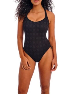 FREYA Nomad Nights Underwired Swimsuit - Black -FREYA Shop braforme freya nomad nights AS205442 BLK 2f
