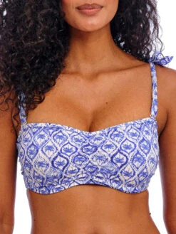 FREYA Ocean Breeze Bandeau Bikini Top - Denim -FREYA Shop braforme freya ocean breeze AS206010 DEN 2f