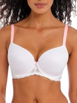 FREYA Offbeat Moulded Demi T-Shirt Bra - White