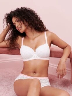 FREYA Offbeat Moulded Demi T-Shirt Bra - White -FREYA Shop braforme freya offbeat aa5450 whe ls1