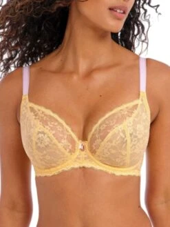 FREYA Offbeat Plunge Bra - Lemon Fizz
