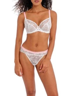 FREYA Offbeat Plunge Bra - White -FREYA Shop braforme freya offbeat aa5452 whe fl