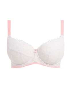 FREYA Offbeat Padded Half Cup Bra - White -FREYA Shop braforme freya offbeat aa5453 whe c