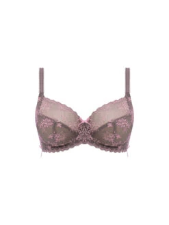 FREYA Offbeat Decadence Side Support Bra - Grey/Pink -FREYA Shop braforme freya offbeat decadence AA402501 GIN c