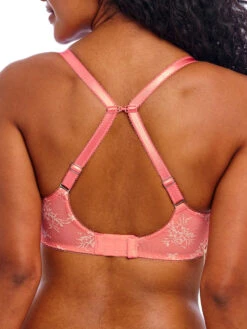FREYA Offbeat Decadence Side Support Bra - Sunset Coral -FREYA Shop braforme freya offbeat decadence AA402501 SCO 2b