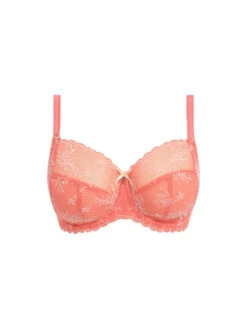 FREYA Offbeat Decadence Side Support Bra - Sunset Coral -FREYA Shop braforme freya offbeat decadence AA402501 SCO c