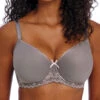 FREYA Offbeat Decadence Spacer Bra - Grey/Pink -FREYA Shop braforme freya offbeat decadence AA402510 GIN f