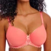 FREYA Offbeat Decadence Spacer Bra - Sunset Coral -FREYA Shop braforme freya offbeat decadence AA402510 SCO f
