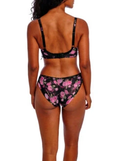 FREYA Rose Blossom Plunge Bra - Black Rose -FREYA Shop braforme freya rose blossom AA402402 BKR 2b