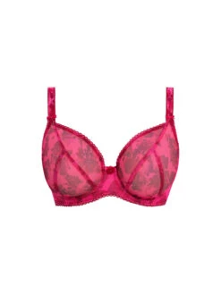 FREYA Rose Blossom Plunge Bra - Red Rose -FREYA Shop braforme freya rose blossom AA402402 REE c