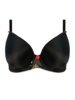 FREYA Rose Blossom Moulded Plunge T-Shirt Bra - Black 11 FREYA Rose Blossom Moulded Plunge T-Shirt Bra - Black -FREYA Shop braforme freya roseblossom aa402431 blk c
