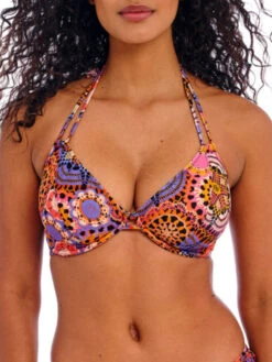 FREYA Santiago Nights Halterneck Bikini Top - Multi