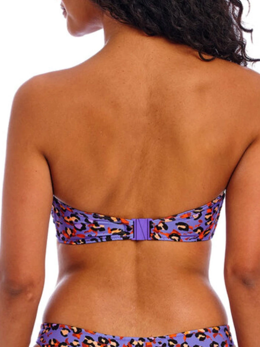 FREYA Santiago Nights Bandeau Bikini Top - Leopard 4 FREYA Santiago Nights Bandeau Bikini Top - Leopard - Image 2