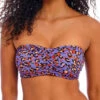FREYA Santiago Nights Bandeau Bikini Top - Leopard -FREYA Shop braforme freya santiago nights AS205610 LED f