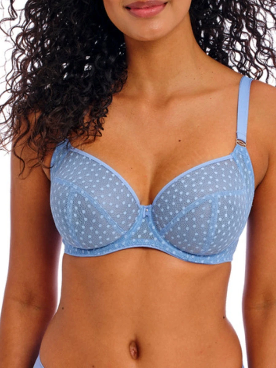 FREYA Starlight Side Support Bra - Cornflower 3 FREYA Starlight Side Support Bra - Cornflower
