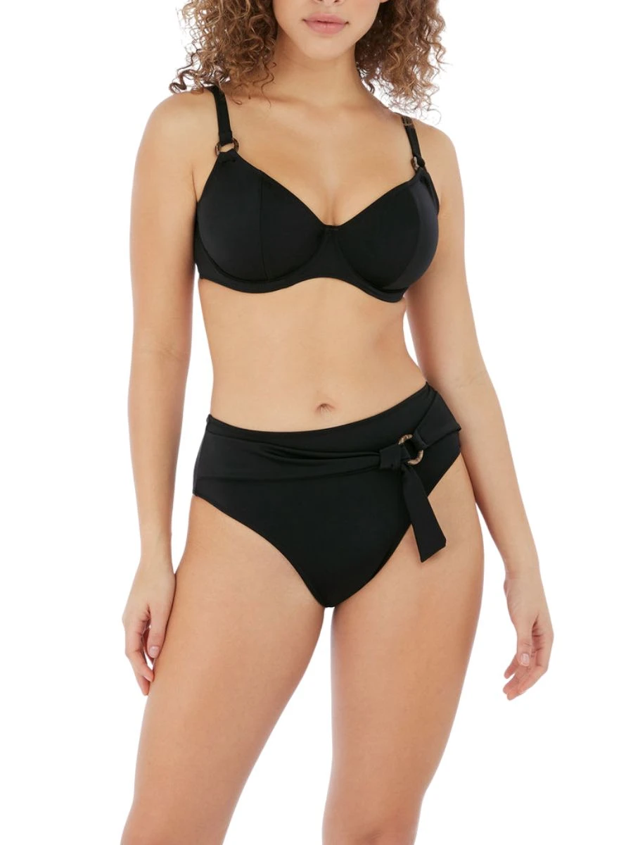 FREYA Coco Wave Plunge Bikini Top - Black 4 FREYA Coco Wave Plunge Bikini Top - Black - Image 2