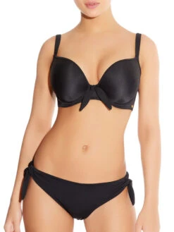 FREYA Deco Swim Moulded Bikini Top - Black -FREYA Shop braforme freya swimwear as3284 blk deco swim black moulded bikini top full