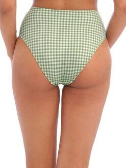 FREYA Check In High Waist Bikini Brief -FREYA Shop braforme freya swimwear check in khaki khi as201978 b