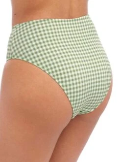 FREYA Check In High Waist Bikini Brief -FREYA Shop braforme freya swimwear check in khaki khi as201978 s