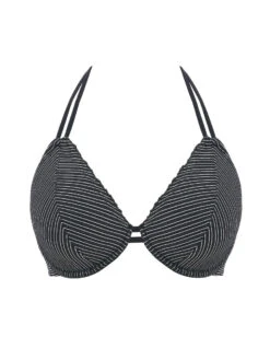 FREYA Ocean Calling Halter Bikini Top - Midnight -FREYA Shop braforme freya swimwear ocean calling midnight tie side bikini brief as201475 p