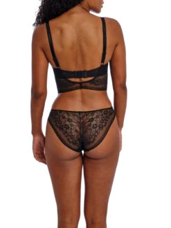 FREYA Sydnie Longline Plunge Bra - Black -FREYA Shop braforme freya sydnie AA402820 BLK 2b