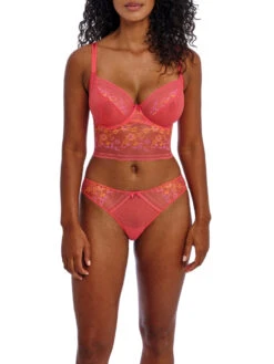 FREYA Sydnie Longline Plunge Bra - Strawberry Ice -FREYA Shop braforme freya sydnie AA402820 SBE 2f