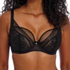 FREYA Sydnie High Apex Plunge Bra - Black -FREYA Shop braforme freya sydnie AA402821 BLK f