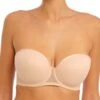 FREYA Tailored Moulded Strapless Bra - Natural Beige -FREYA Shop braforme freya tailored 401109 nae front