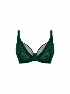 FREYA Tailored High Apex Plunge Bra - Deep Emerald -FREYA Shop braforme freya tailored AA401121 DPE c