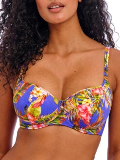 FREYA Tiger Valley Sweetheart Bikini Top - Ultramarine