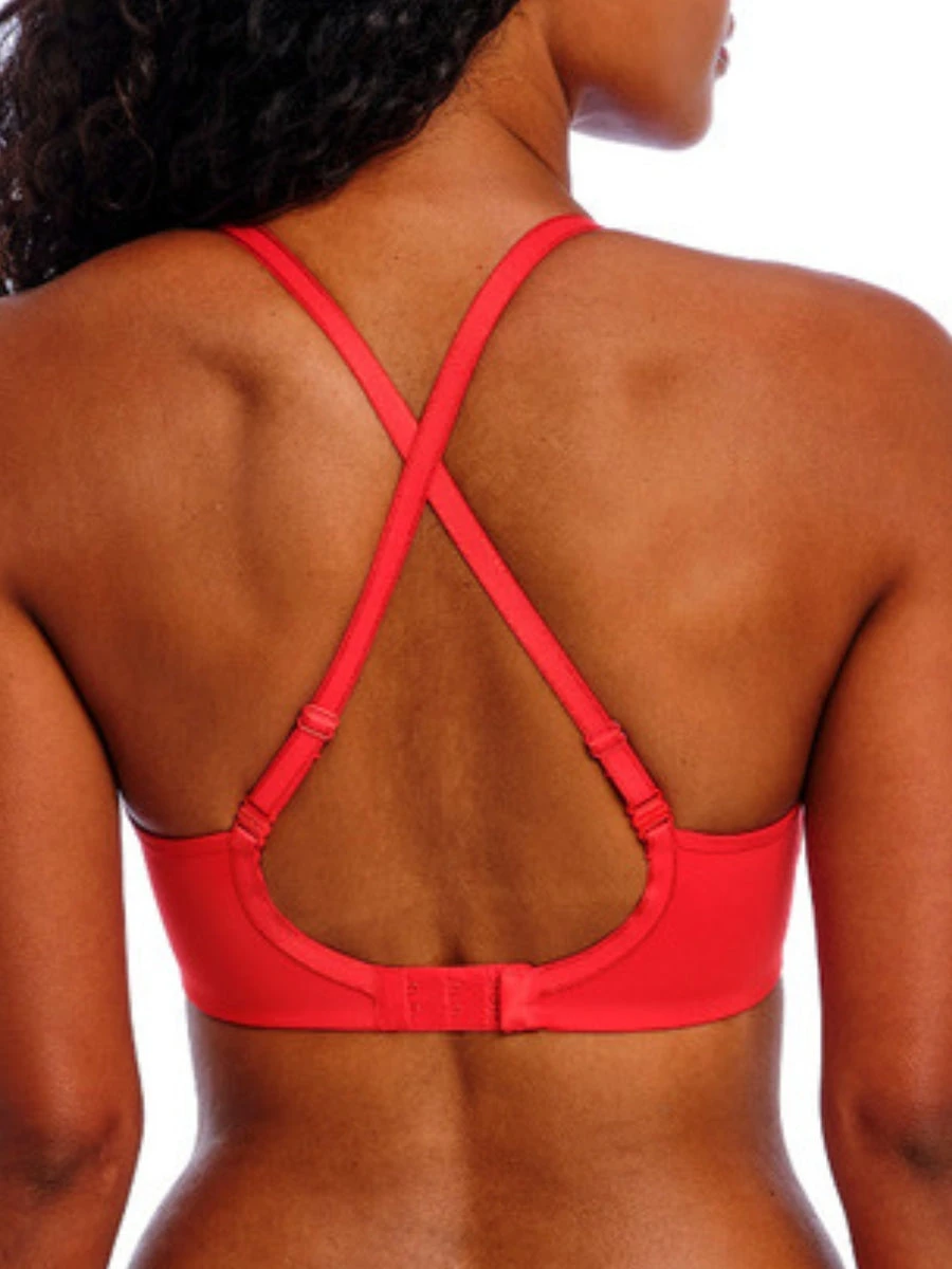 FREYA Undetected Sweetheart T-Shirt Bra - Chilli Red 5 FREYA Undetected Sweetheart T-Shirt Bra - Chilli Red - Image 3