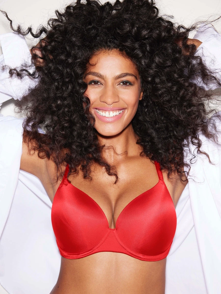FREYA Undetected Sweetheart T-Shirt Bra - Chilli Red 11 FREYA Undetected Sweetheart T-Shirt Bra - Chilli Red - Image 9