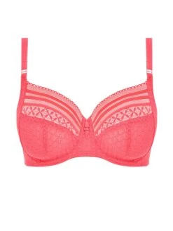 FREYA Viva Lace Side Support Bra - Sunkissed Coral -FREYA Shop braforme freya vivalace aa5641 sul c