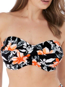FANTASIE Port Maria Bandeau Bikini Top - Black