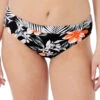 FANTASIE Port Maria Bikini Brief - Black -FREYA Shop braforme fs6895 blk side fantasie swimwear port maria black mid rise bikini brief f