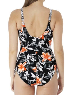 FANTASIE Port Maria Twist Front Swimsuit - Black -FREYA Shop braforme fs6898 blk fantasie swimwear port maria black twist front swimsuit b