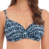 FANTASIE Kotu Full Cup Bikini Top - Ink -FREYA Shop braforme fs7010 ink fantasie swim kotu ink underwired gathered full cup bikini top f