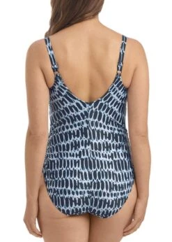 FANTASIE Kotu Twist Front Swimsuit - Ink -FREYA Shop braforme fs7018 ink fantasie swimwear kotu ink twist front swimsuit b