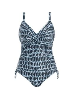 FANTASIE Kotu Twist Front Swimsuit - Ink -FREYA Shop braforme fs7018 ink fantasie swimwear kotu ink twist front swimsuit p