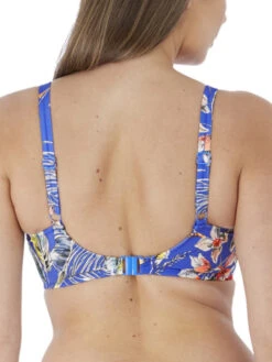 FANTASIE Burano Gathered Full Cup Bikini Top - Pacific -FREYA Shop braforme fs7020 pac fantasie swimwear burano pacific gathered full cup bra top b