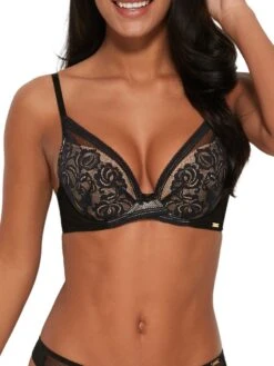 Gossard Encore High Apex Bra - Black/Beige